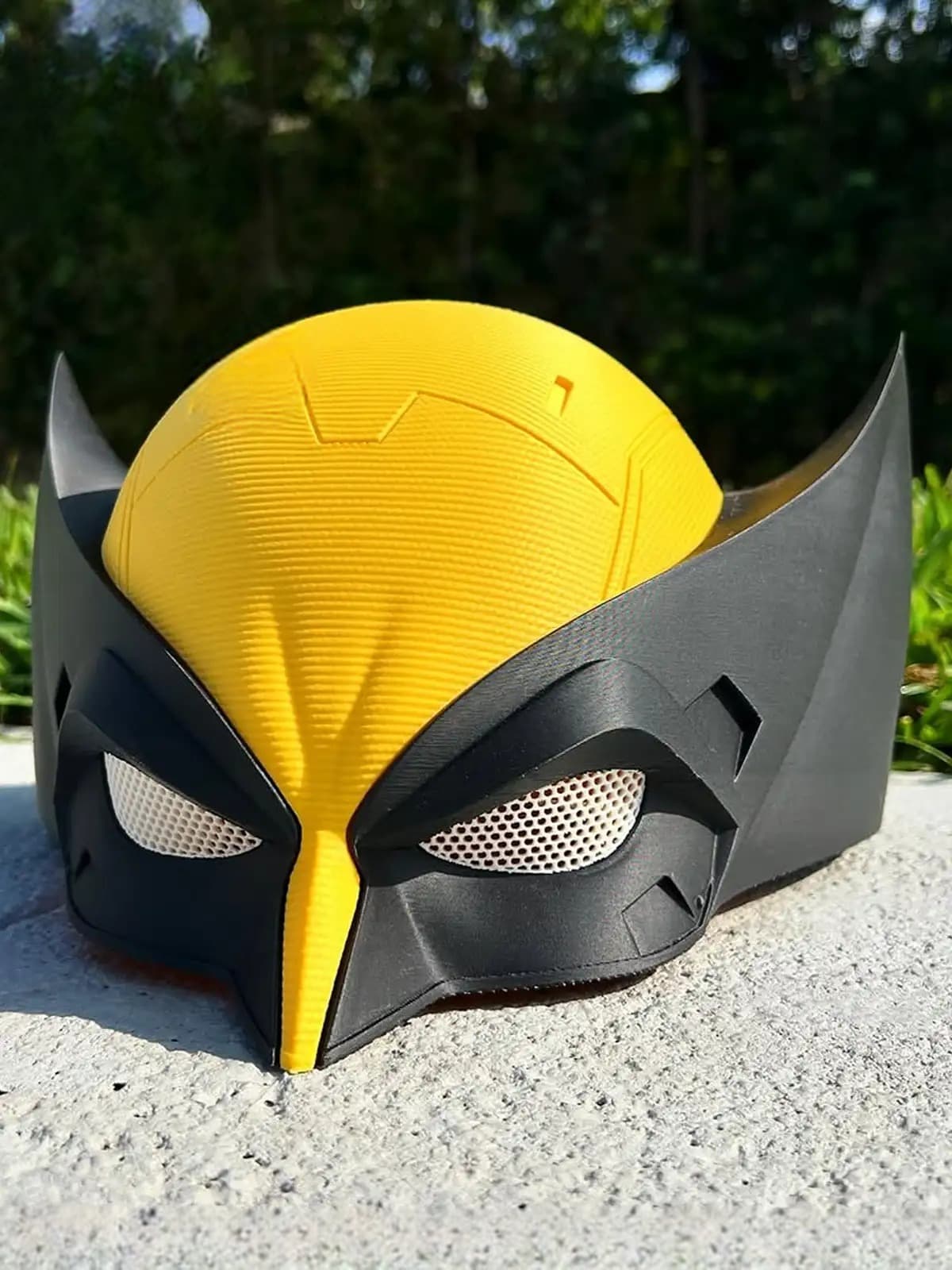 Wolverine Classic Yellow Mask (Full Headpiece)