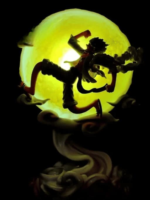 Gear 5 Luffy Moonlight Lamp – Light Up the Grand Line! smaller version