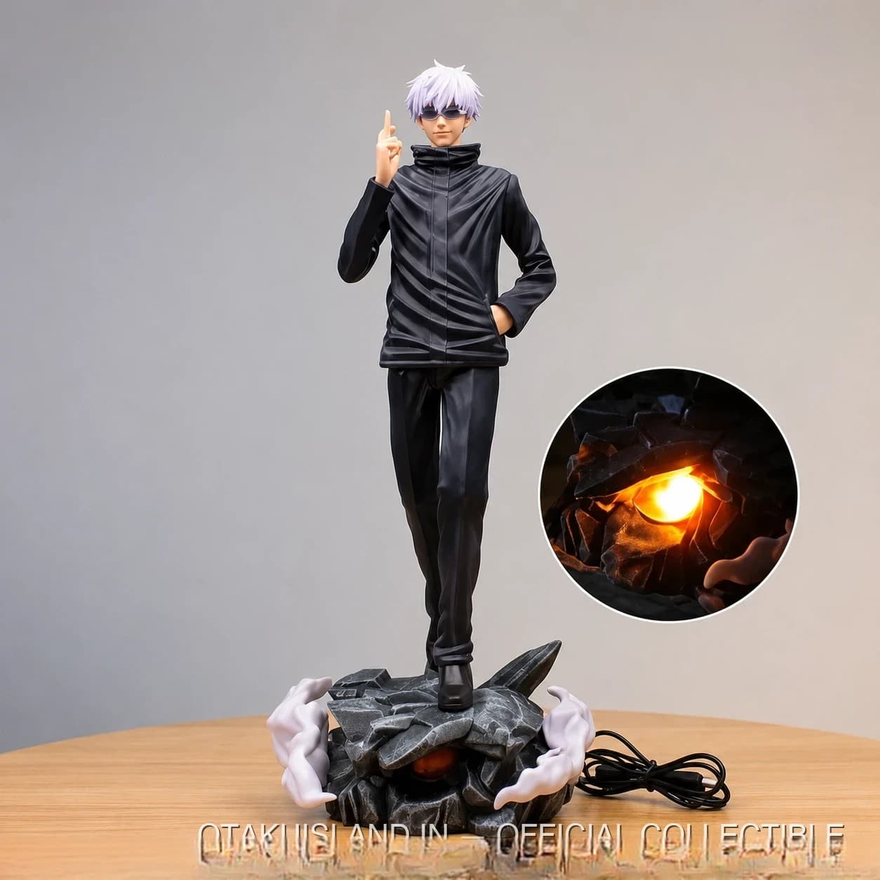 Gojo Satoru “Limitless” Interchangeable Head LED Statue