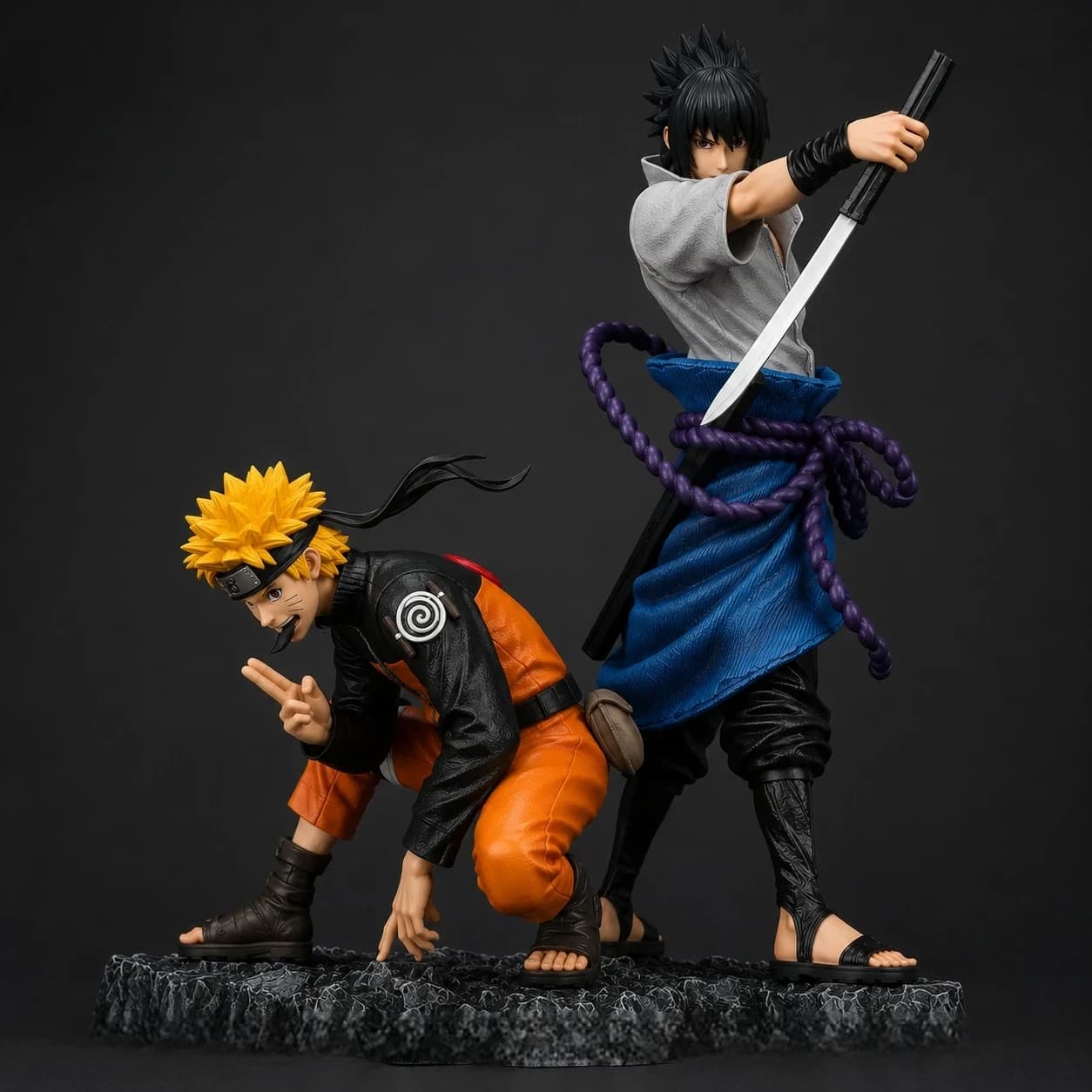 Naruto & Sasuke “Rivals Reunited” Statue