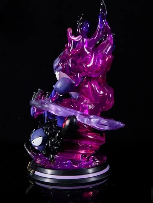Pokémon Gengar Evolution Statue – Gastly Haunter Gengar Ghost-Type Collectible Figure