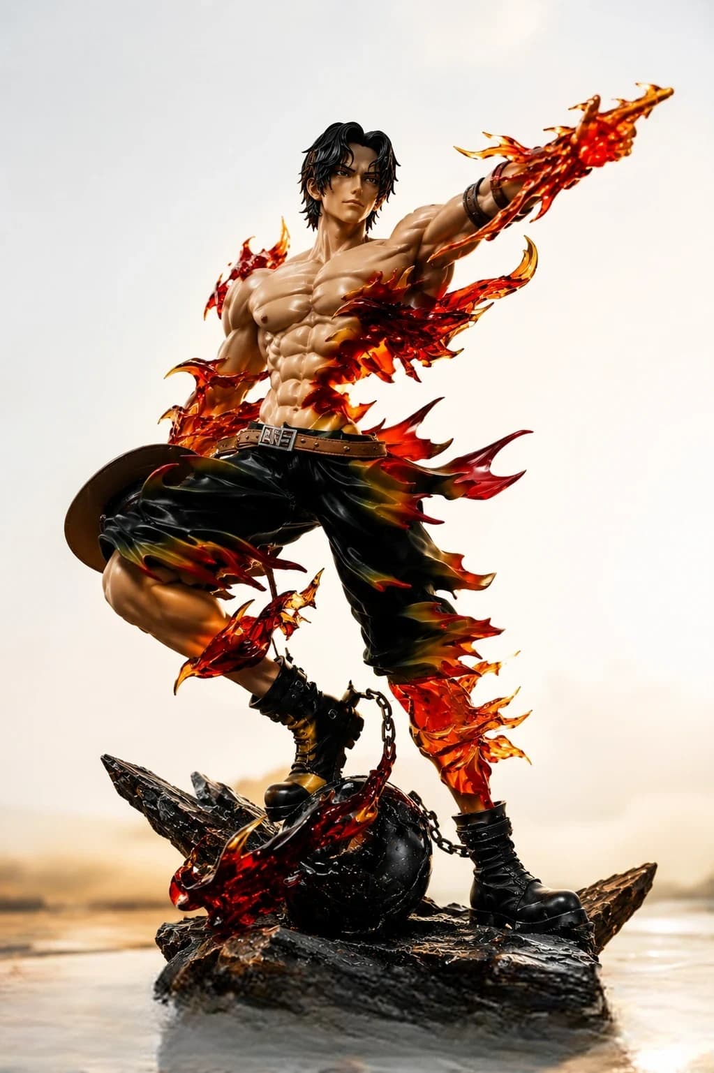 Portgas D. Ace Flame Effect Figure – One Piece Premium Anime Statue